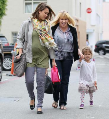 Jessica Alba and Family: Girls Day Out